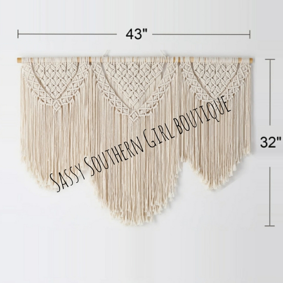 🆕⭐Boho huge wall macrame decor - Picture 6 of 9